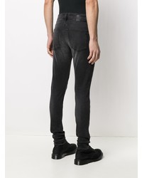 dunkelgraue enge Jeans von Diesel