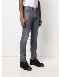 dunkelgraue enge Jeans von Diesel