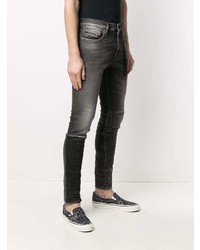 dunkelgraue enge Jeans von Diesel