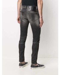 dunkelgraue enge Jeans von Diesel