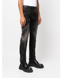 dunkelgraue enge Jeans von DSQUARED2
