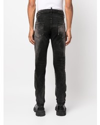 dunkelgraue enge Jeans von DSQUARED2