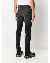 dunkelgraue enge Jeans von Amiri