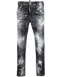 dunkelgraue enge Jeans von DSQUARED2