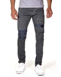 dunkelgraue enge Jeans von EX-PENT