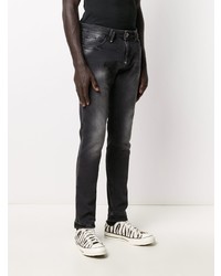 dunkelgraue enge Jeans von Philipp Plein