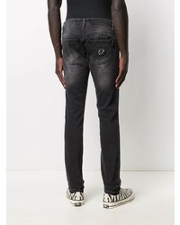 dunkelgraue enge Jeans von Philipp Plein