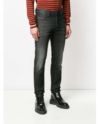 dunkelgraue enge Jeans von Diesel