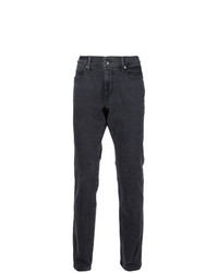 dunkelgraue enge Jeans von Frame Denim