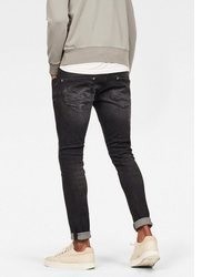 dunkelgraue enge Jeans von G Star
