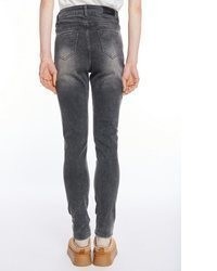 dunkelgraue enge Jeans von Haily's