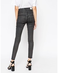dunkelgraue enge Jeans von Cheap Monday