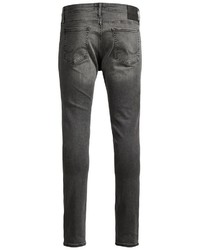 dunkelgraue enge Jeans von Jack & Jones