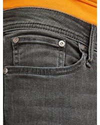 dunkelgraue enge Jeans von Jack & Jones