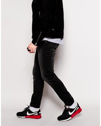 dunkelgraue enge Jeans von Cheap Monday