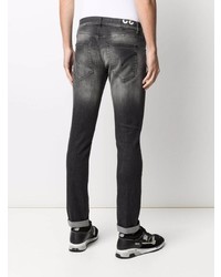 dunkelgraue enge Jeans von Dondup