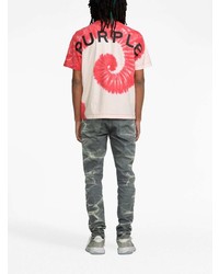 dunkelgraue enge Jeans von purple brand