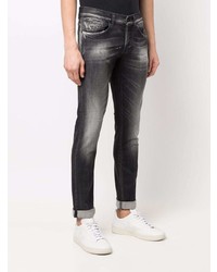 dunkelgraue enge Jeans von Dondup