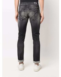 dunkelgraue enge Jeans von Dondup