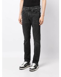 dunkelgraue enge Jeans von BOSS