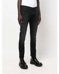 dunkelgraue enge Jeans von Dondup