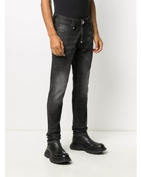 dunkelgraue enge Jeans von Philipp Plein