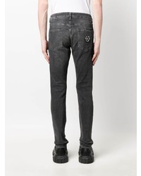 dunkelgraue enge Jeans von Philipp Plein