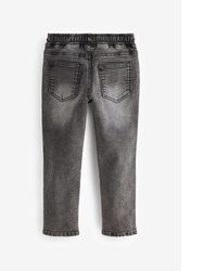 dunkelgraue enge Jeans von next