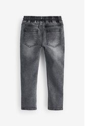 dunkelgraue enge Jeans von next