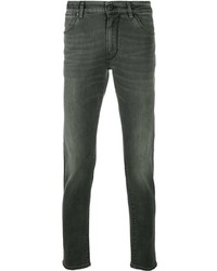 dunkelgraue enge Jeans von Pt01