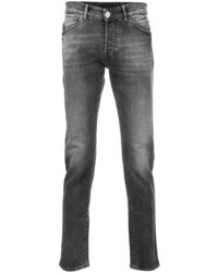 dunkelgraue enge Jeans von Pt01