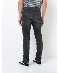 dunkelgraue enge Jeans von R 13