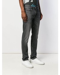 dunkelgraue enge Jeans von 7 For All Mankind