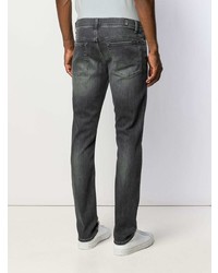 dunkelgraue enge Jeans von 7 For All Mankind