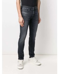 dunkelgraue enge Jeans von 7 For All Mankind