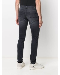 dunkelgraue enge Jeans von 7 For All Mankind