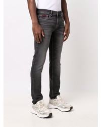 dunkelgraue enge Jeans von 7 For All Mankind