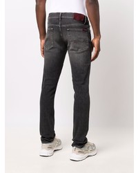 dunkelgraue enge Jeans von 7 For All Mankind