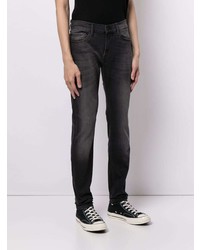 dunkelgraue enge Jeans von 7 For All Mankind