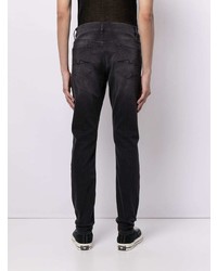 dunkelgraue enge Jeans von 7 For All Mankind