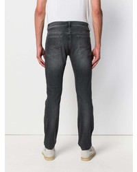 dunkelgraue enge Jeans von 7 For All Mankind