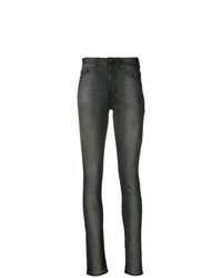 dunkelgraue enge Jeans von Saint Laurent