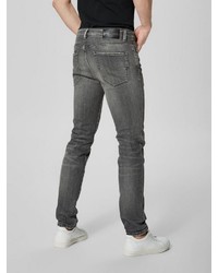 dunkelgraue enge Jeans von Selected Homme