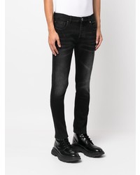 dunkelgraue enge Jeans von Les Hommes