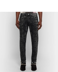 dunkelgraue enge Jeans von Amiri