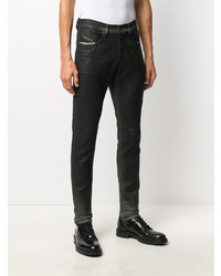 dunkelgraue enge Jeans von Diesel