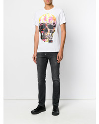 dunkelgraue enge Jeans von Philipp Plein