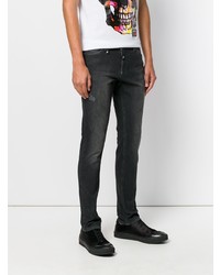 dunkelgraue enge Jeans von Philipp Plein