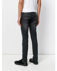 dunkelgraue enge Jeans von Philipp Plein