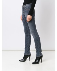 dunkelgraue enge Jeans von Versace Collection